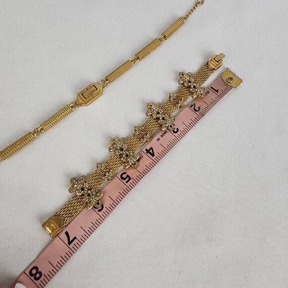 Cabi Bon Vivant Gold Flower Necklace & Bracelet - Picture 10 of 11